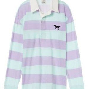 Victoria's Secret PINK Striped Rugby Shirt - Size
